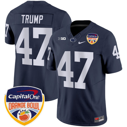 Penn State Nittany Lions Orange Bowl Patch Vapor Limited Jersey - All Stitched