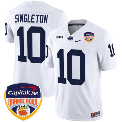 Penn State Nittany Lions Orange Bowl Patch Vapor Limited Jersey - All Stitched