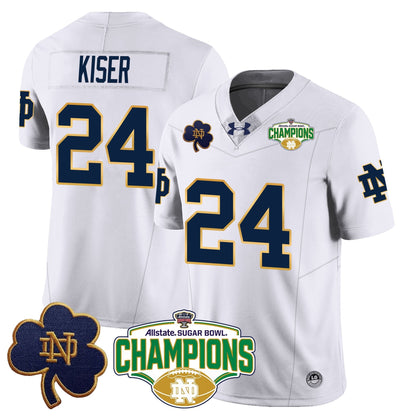 ND 2025 Sugar Bowl Champions Jersey - All Stitched