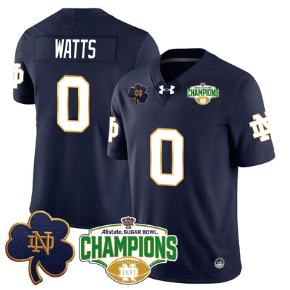 ND 2025 Sugar Bowl Champions Jersey - All Stitched