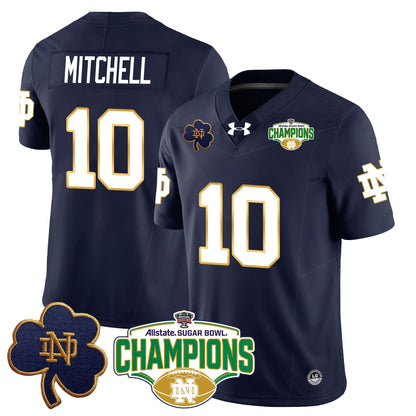ND 2025 Sugar Bowl Champions Jersey - All Stitched