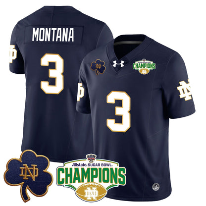 ND 2025 Sugar Bowl Champions Jersey - All Stitched