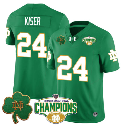 ND 2025 Sugar Bowl Champions Jersey - All Stitched