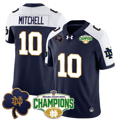 ND 2025 Sugar Bowl Champions Jersey - All Stitched