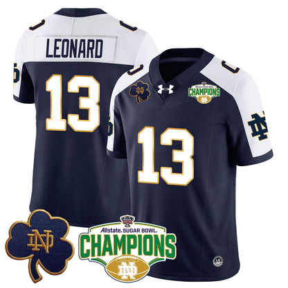 ND 2025 Sugar Bowl Champions Jersey - All Stitched