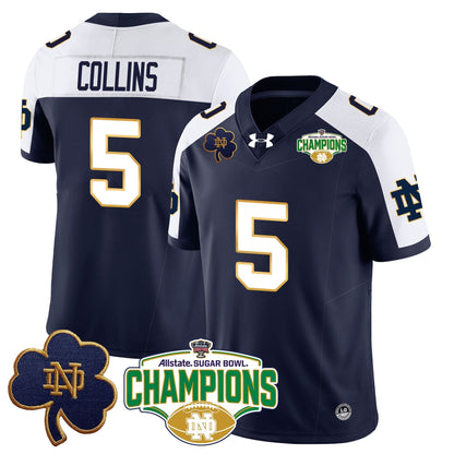 ND 2025 Sugar Bowl Champions Jersey - All Stitched