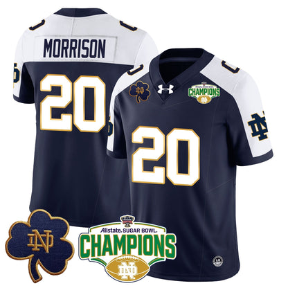 ND 2025 Sugar Bowl Champions Jersey - All Stitched