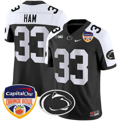 Penn State Nittany Lions Orange Bowl Patch Vapor Limited Jersey - All Stitched
