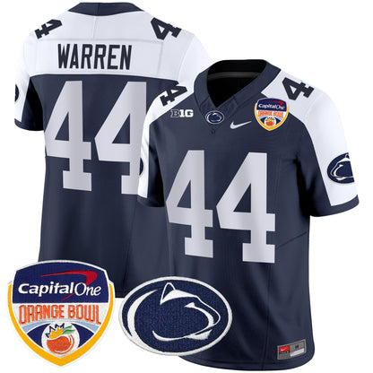 Penn State Nittany Lions Orange Bowl Patch Vapor Limited Jersey - All Stitched