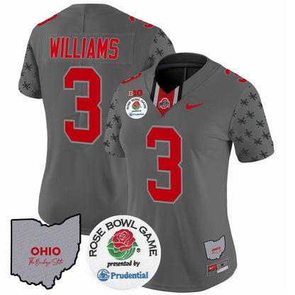 Women's OSU Rose Bowl Vapor Limited Jersey V4 - All Stitched