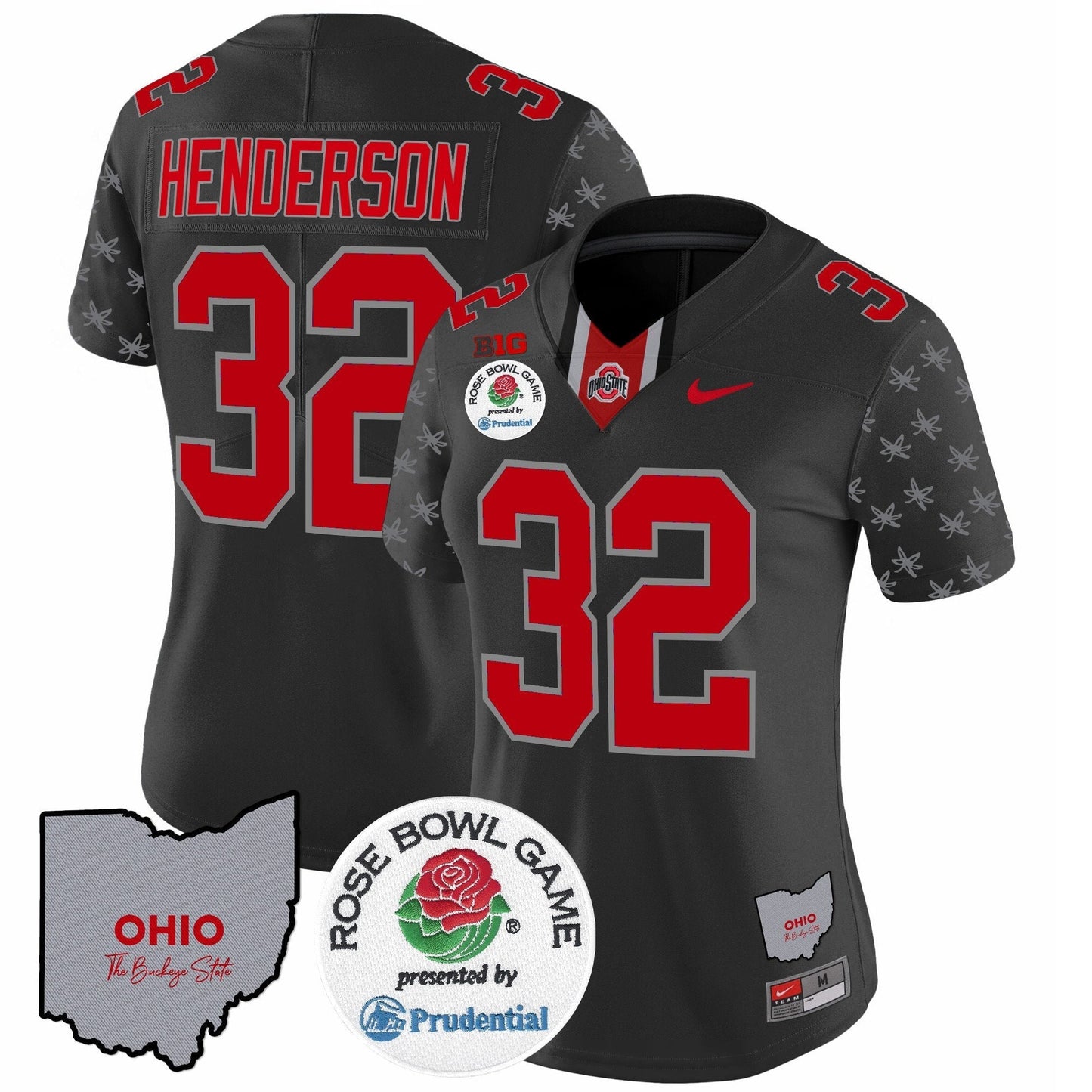 Women's OSU Rose Bowl Vapor Limited Jersey V4 - All Stitched