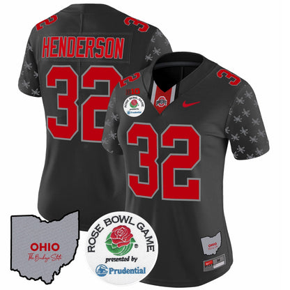 Women's OSU Rose Bowl Vapor Limited Jersey V4 - All Stitched