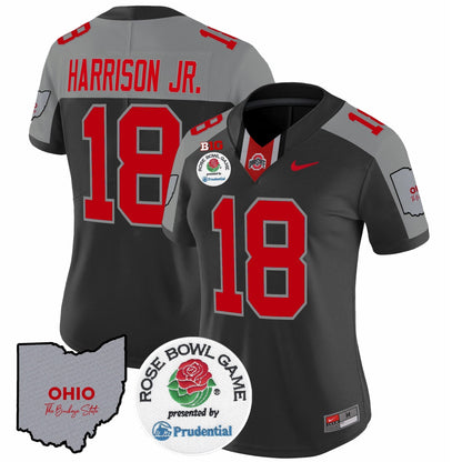 Women's OSU Rose Bowl Vapor Limited Jersey V4 - All Stitched