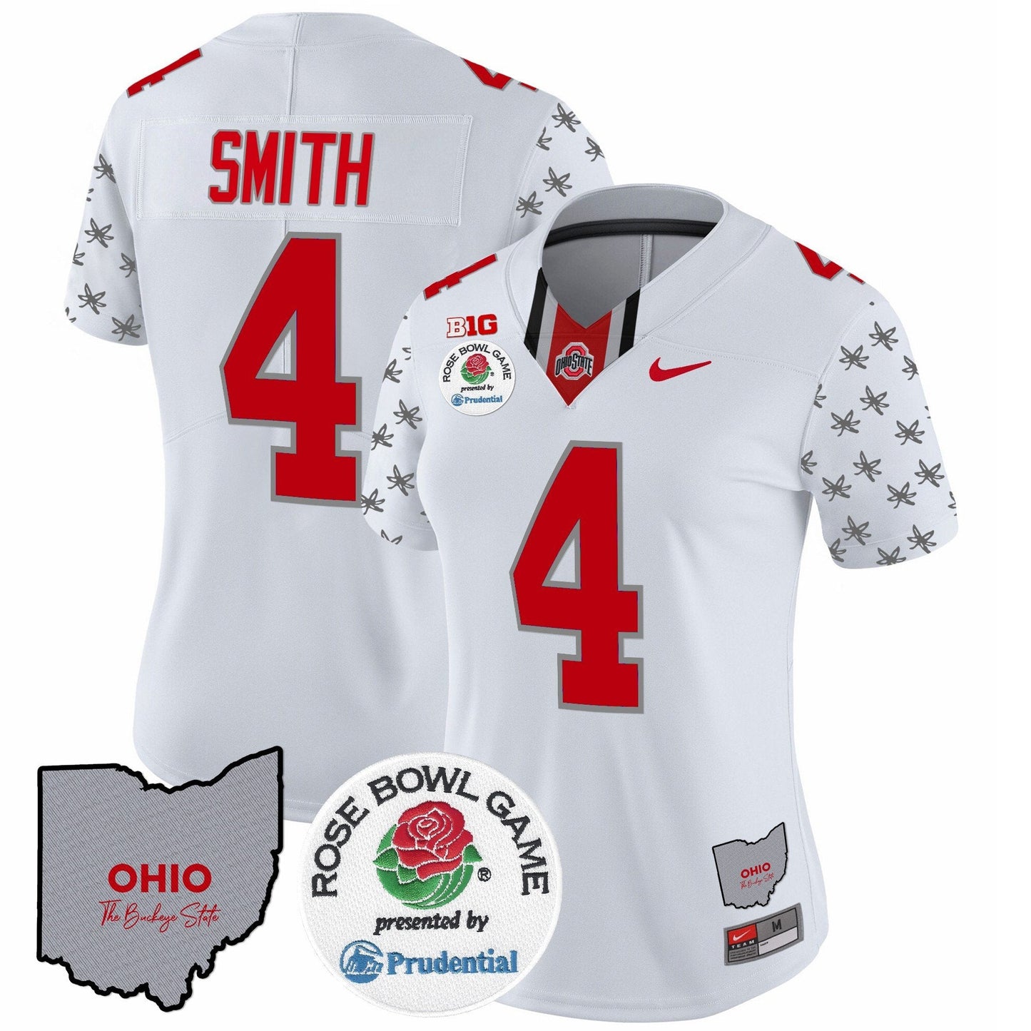 Women's OSU Rose Bowl Vapor Limited Jersey V4 - All Stitched