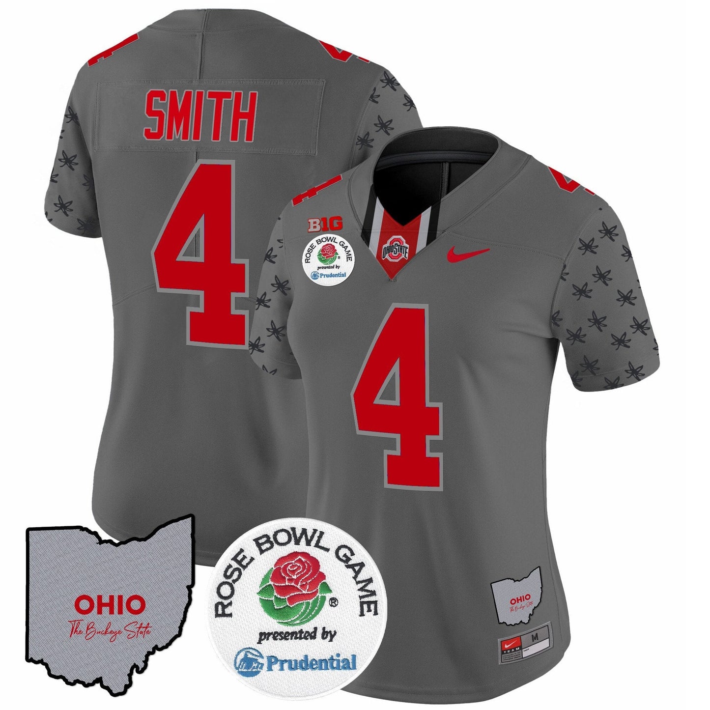 Women's OSU Rose Bowl Vapor Limited Jersey V4 - All Stitched