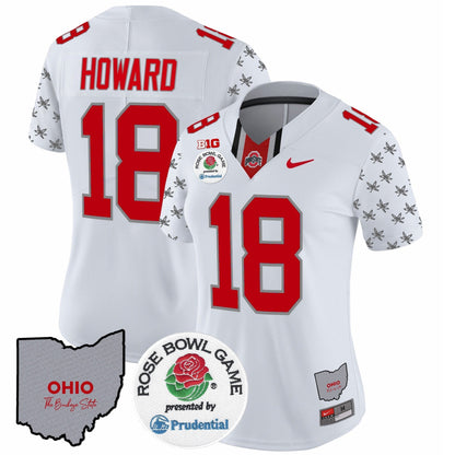 Women's OSU Rose Bowl Vapor Limited Jersey V4 - All Stitched