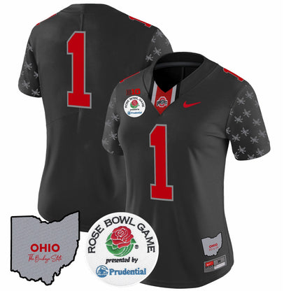Women's OSU Rose Bowl Vapor Limited Jersey V4 - All Stitched