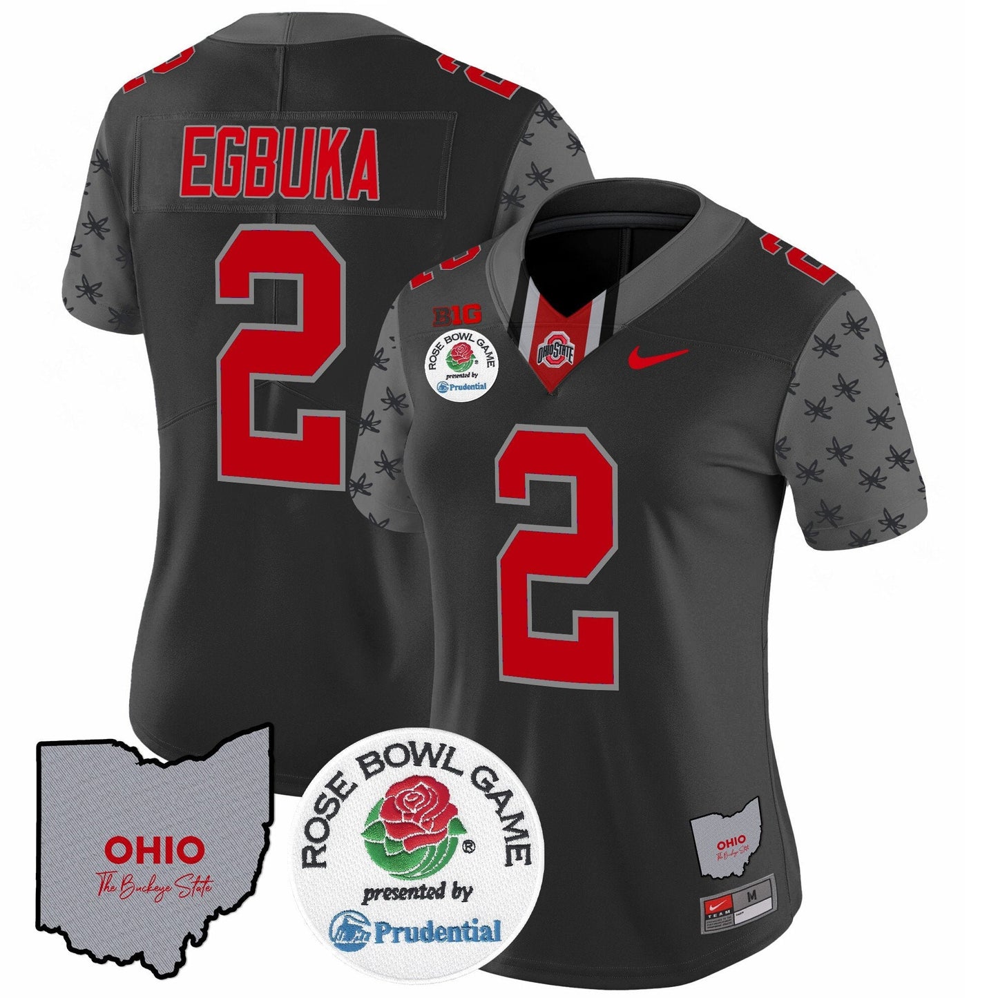 Women's OSU Rose Bowl Vapor Limited Jersey V4 - All Stitched