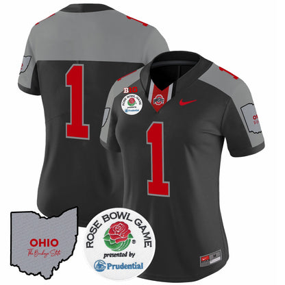 Women's OSU Rose Bowl Vapor Limited Jersey V4 - All Stitched