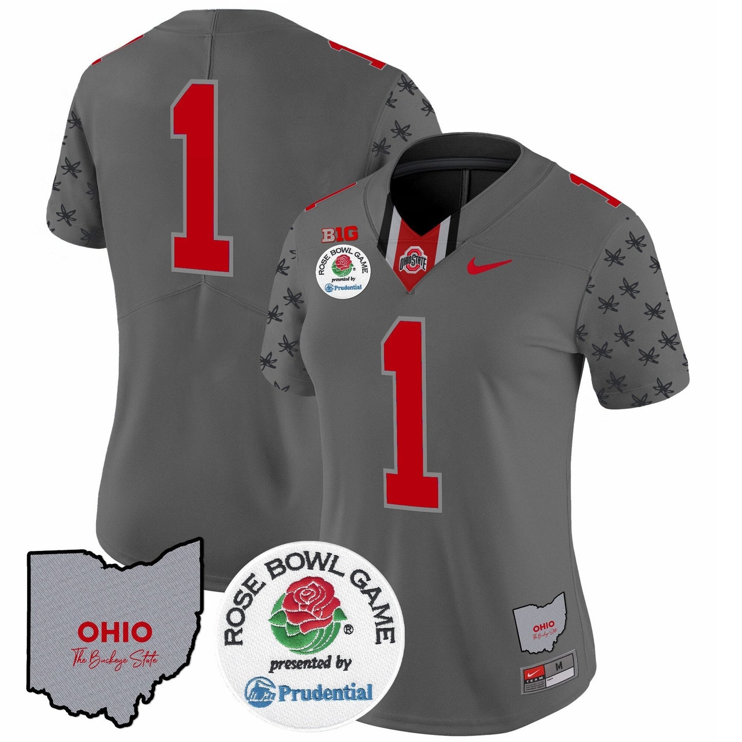 Women's OSU Rose Bowl Vapor Limited Jersey V4 - All Stitched