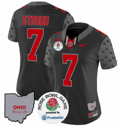 Women's OSU Rose Bowl Vapor Limited Jersey V4 - All Stitched