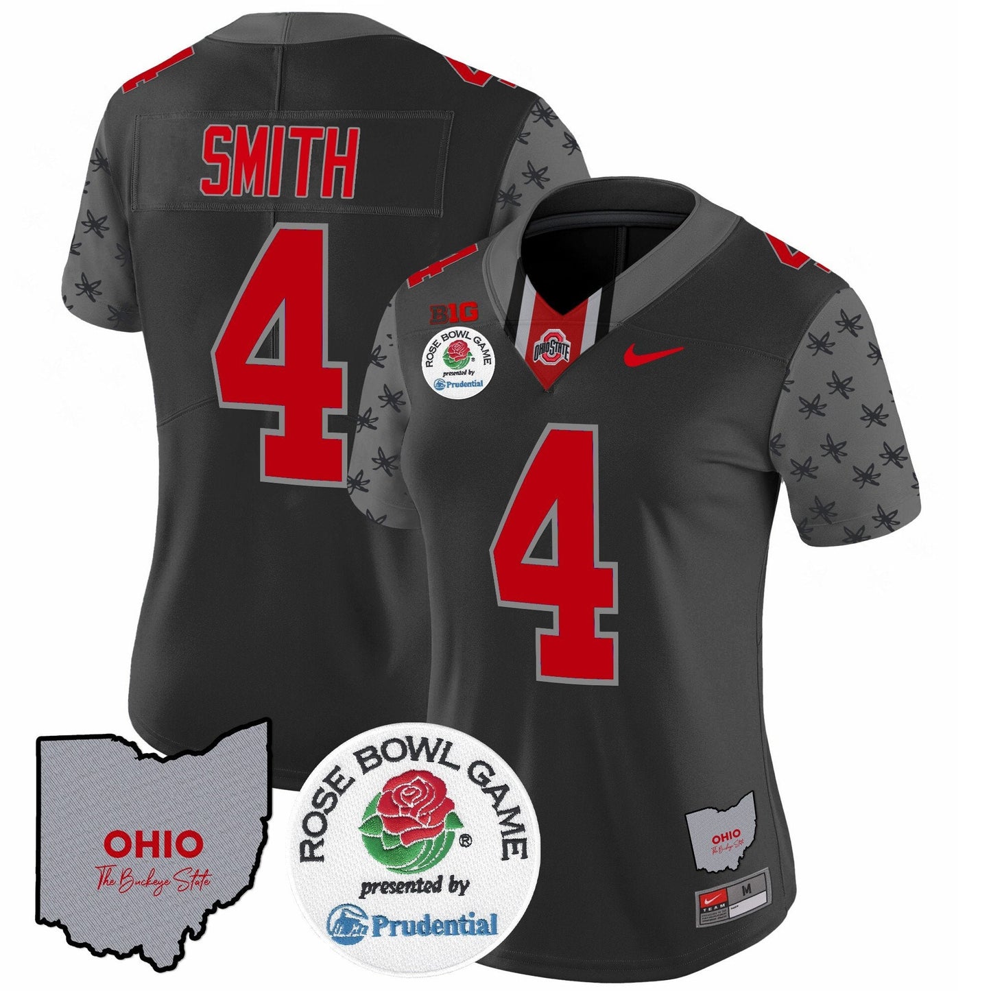 Women's OSU Rose Bowl Vapor Limited Jersey V4 - All Stitched