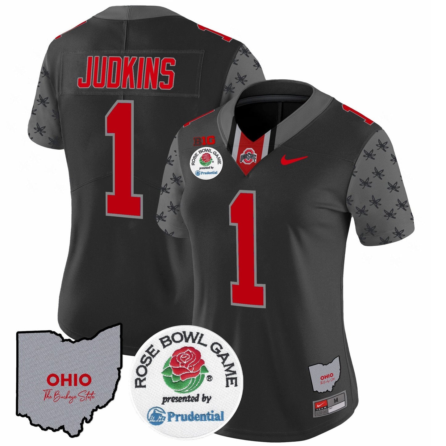 Women's OSU Rose Bowl Vapor Limited Jersey V4 - All Stitched