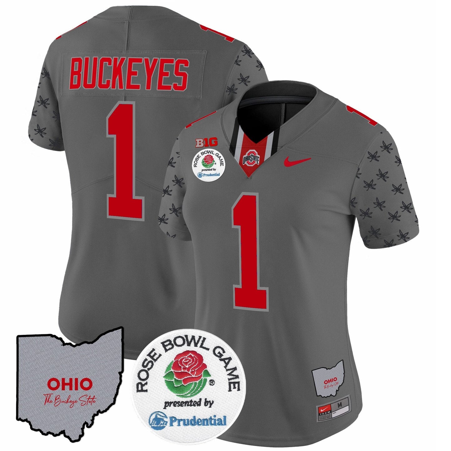 Women's OSU Rose Bowl Vapor Limited Jersey V4 - All Stitched