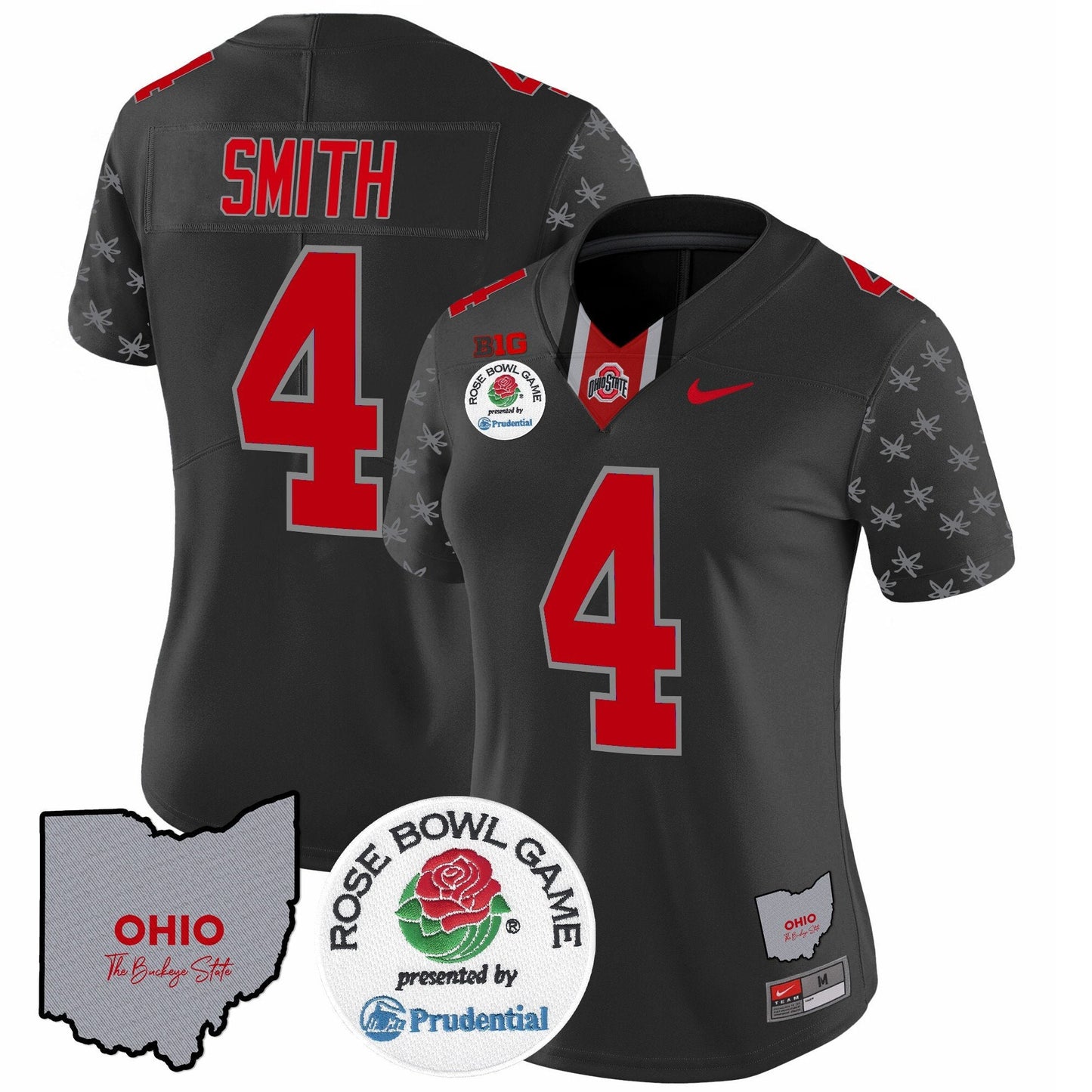 Women's OSU Rose Bowl Vapor Limited Jersey V4 - All Stitched