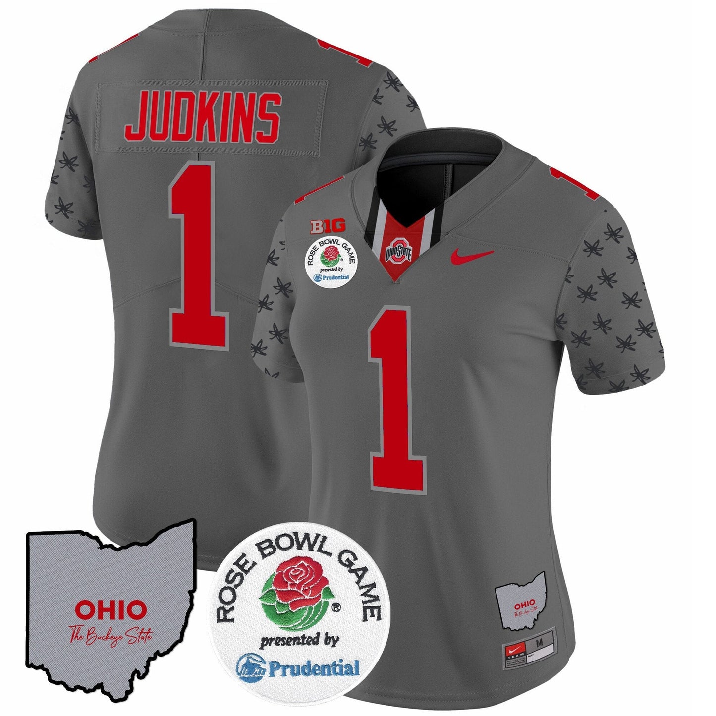 Women's OSU Rose Bowl Vapor Limited Jersey V4 - All Stitched