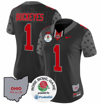 Women's OSU Rose Bowl Vapor Limited Jersey V4 - All Stitched