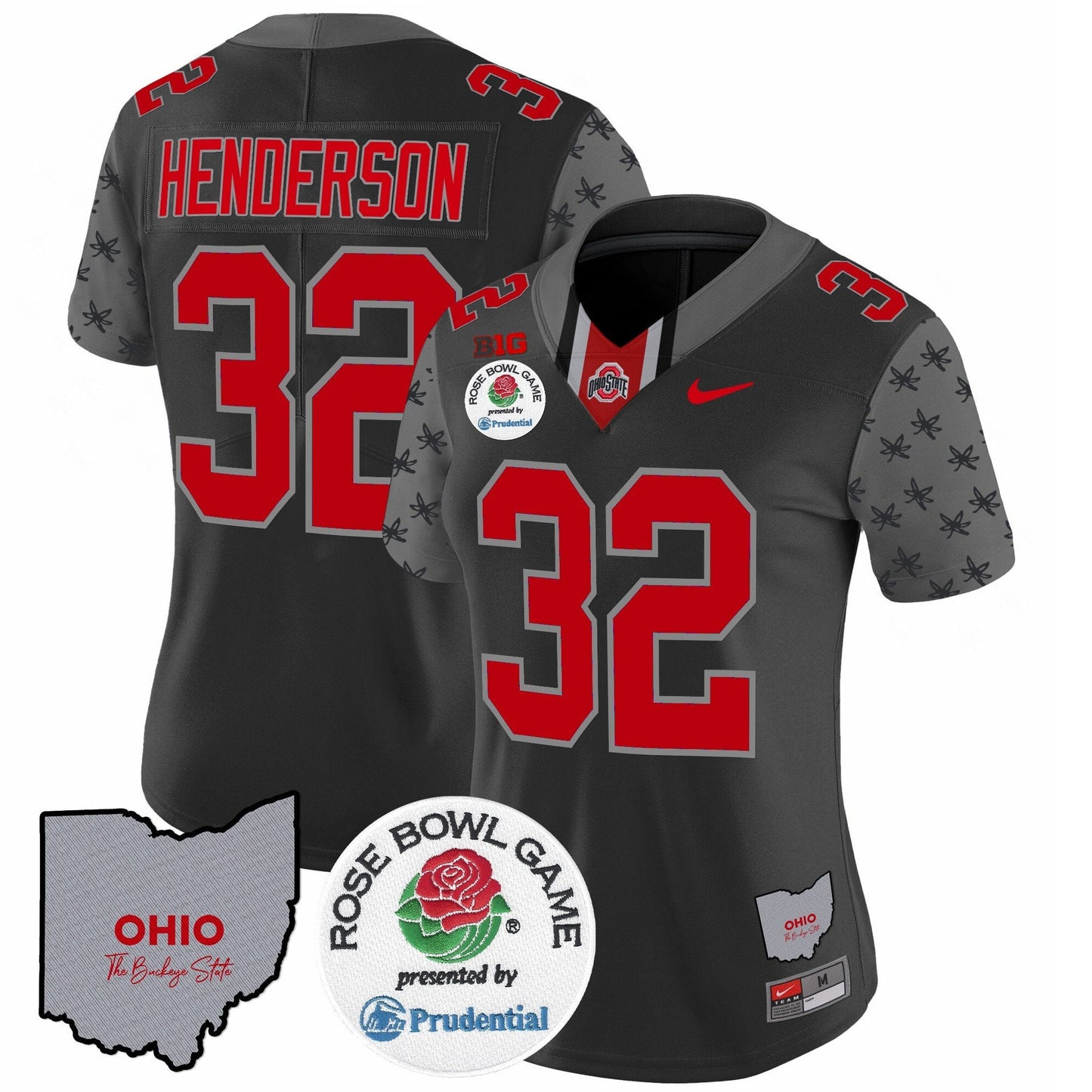 Women's OSU Rose Bowl Vapor Limited Jersey V4 - All Stitched