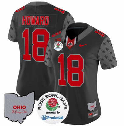 Women's OSU Rose Bowl Vapor Limited Jersey V4 - All Stitched
