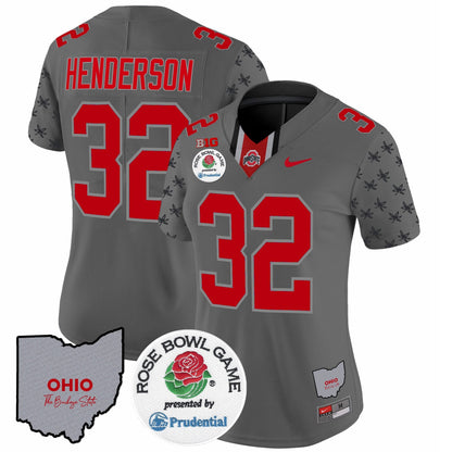 Women's OSU Rose Bowl Vapor Limited Jersey V4 - All Stitched
