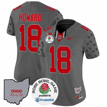 Women's OSU Rose Bowl Vapor Limited Jersey V4 - All Stitched