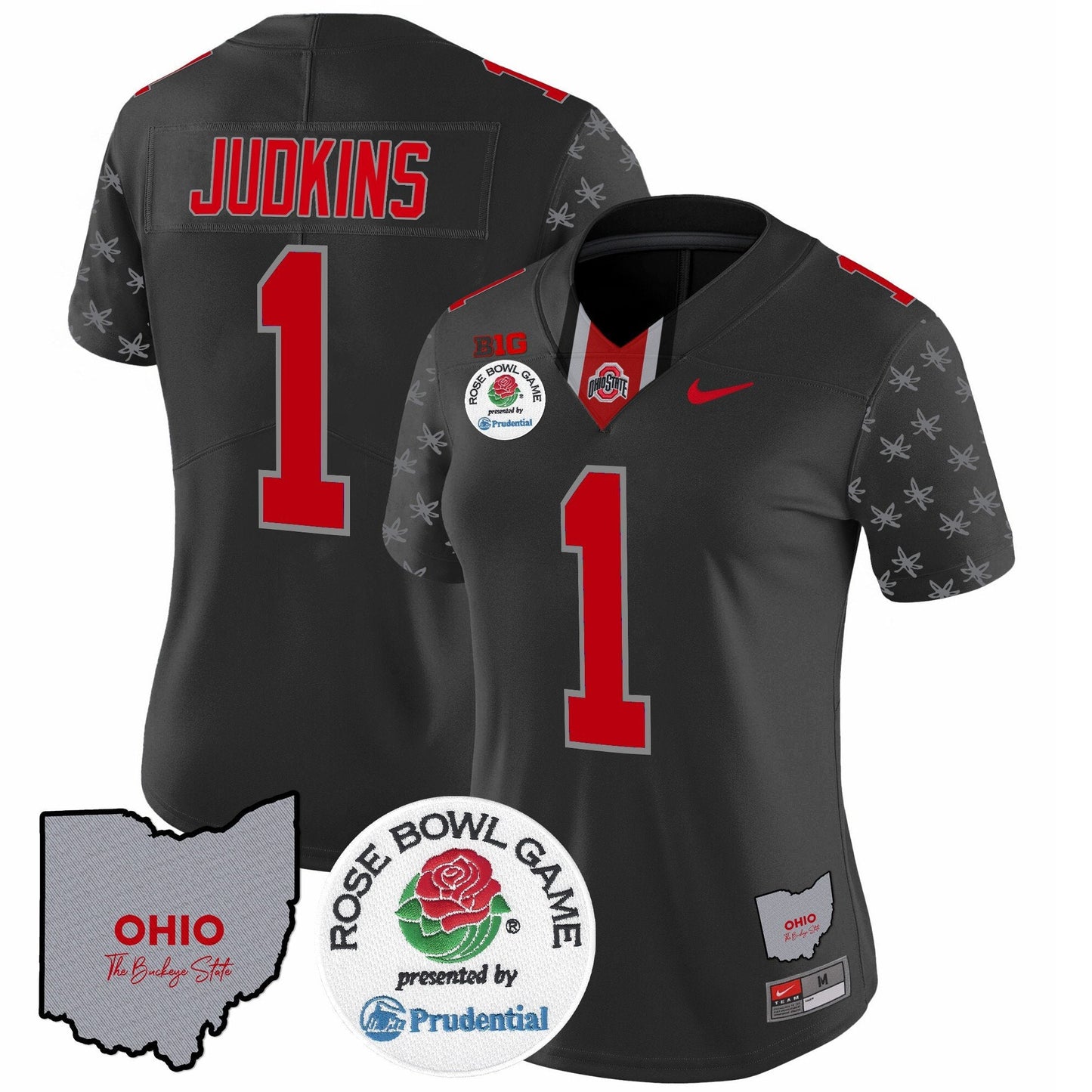 Women's OSU Rose Bowl Vapor Limited Jersey V4 - All Stitched
