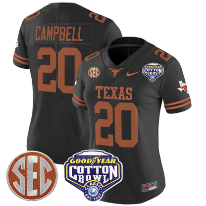 Women's TEX Cotton Bowl Patch Vapor Limited Jersey - All Stitched