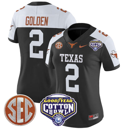 Women's TEX Cotton Bowl Patch Vapor Limited Jersey - All Stitched