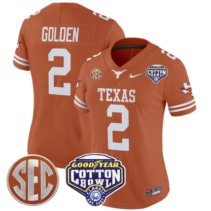 Women's TEX Cotton Bowl Patch Vapor Limited Jersey - All Stitched