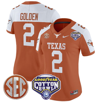 Women's TEX Cotton Bowl Patch Vapor Limited Jersey - All Stitched