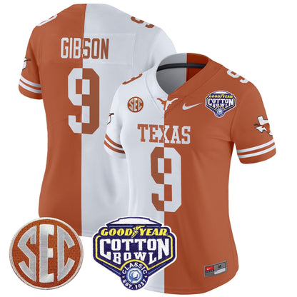 Women's TEX Cotton Bowl Patch Vapor Limited Jersey - All Stitched