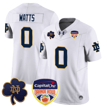 ND  2024 Orange Bowl Jersey - All Stitched