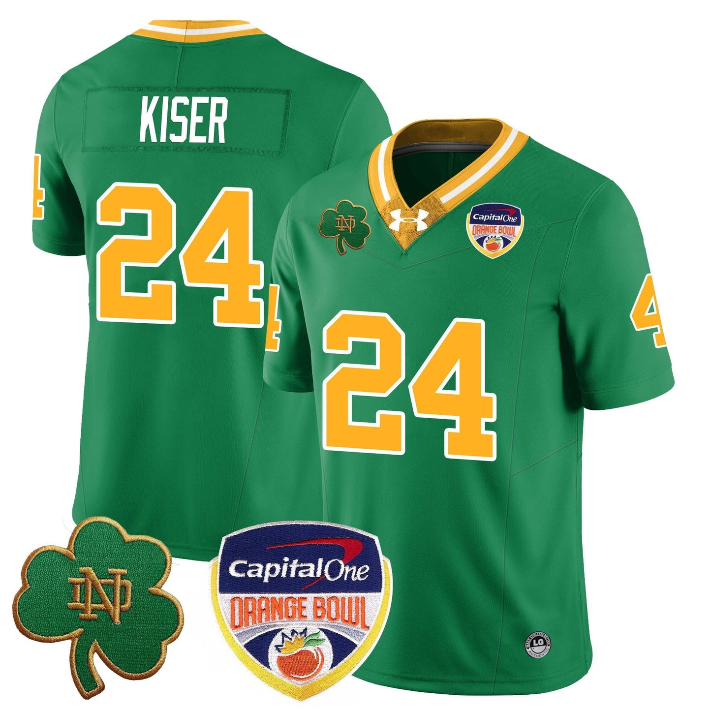ND  2024 Orange Bowl Jersey - All Stitched