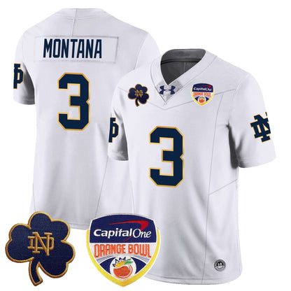 ND  2024 Orange Bowl Jersey - All Stitched
