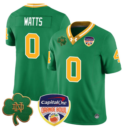 ND  2024 Orange Bowl Jersey - All Stitched