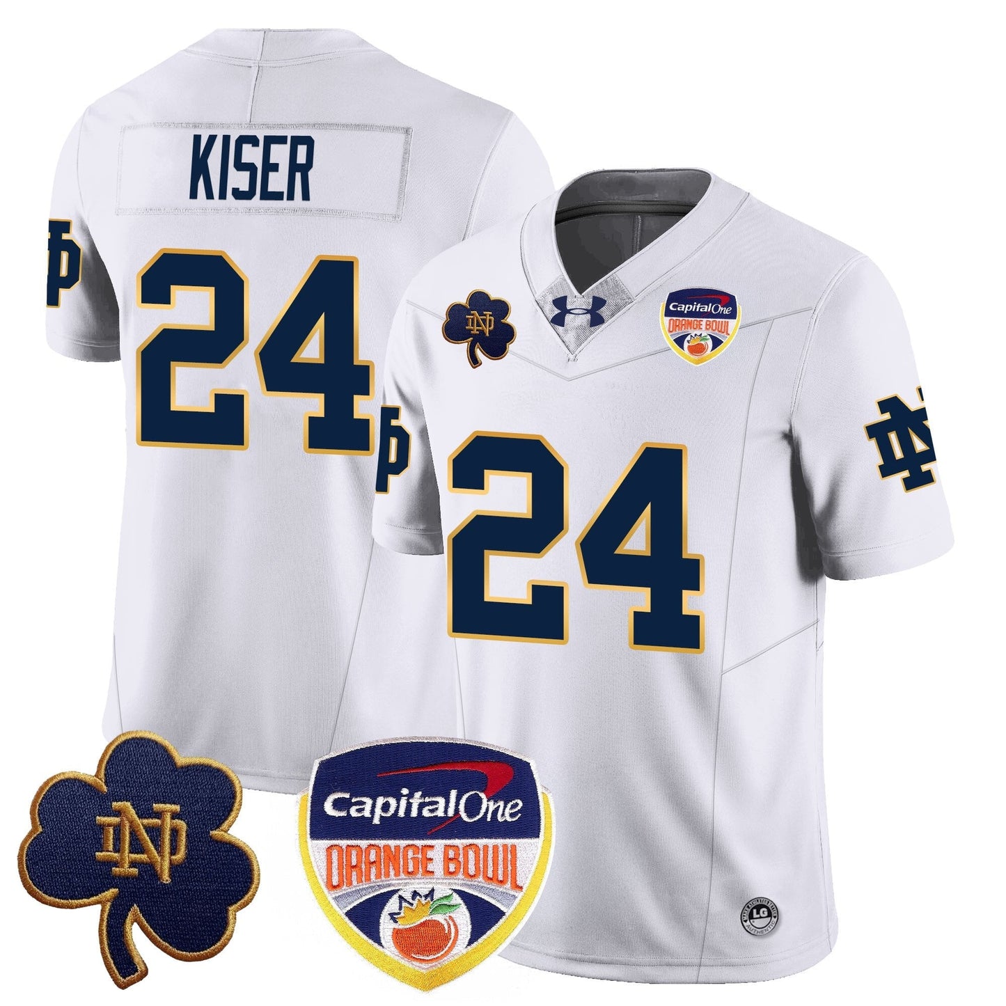 ND  2024 Orange Bowl Jersey - All Stitched