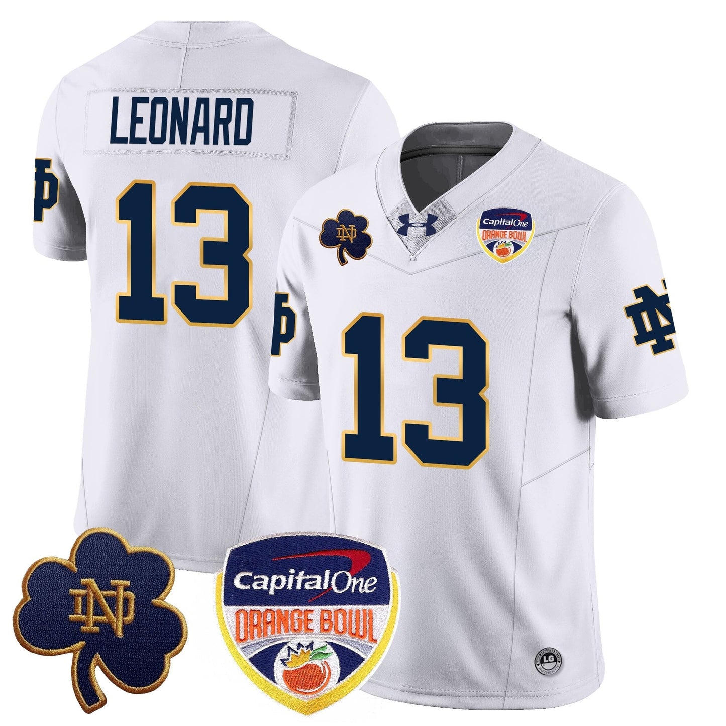 ND  2024 Orange Bowl Jersey - All Stitched