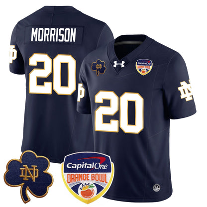 ND  2024 Orange Bowl Jersey - All Stitched
