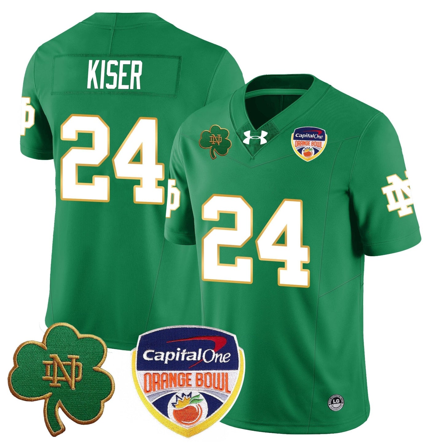 ND  2024 Orange Bowl Jersey - All Stitched