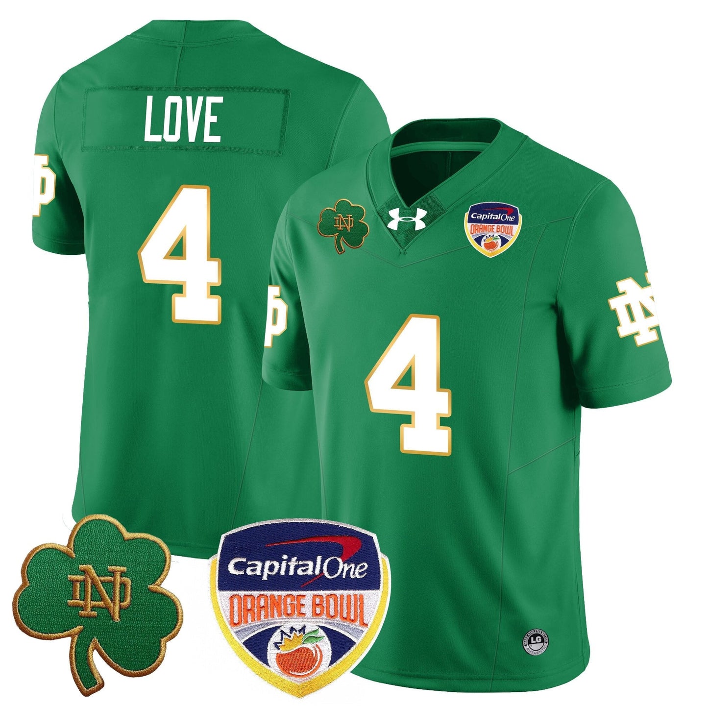 ND  2024 Orange Bowl Jersey - All Stitched